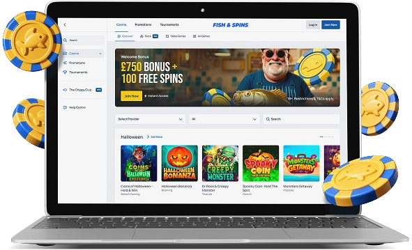 Fish & Spins Casino UK Desktop